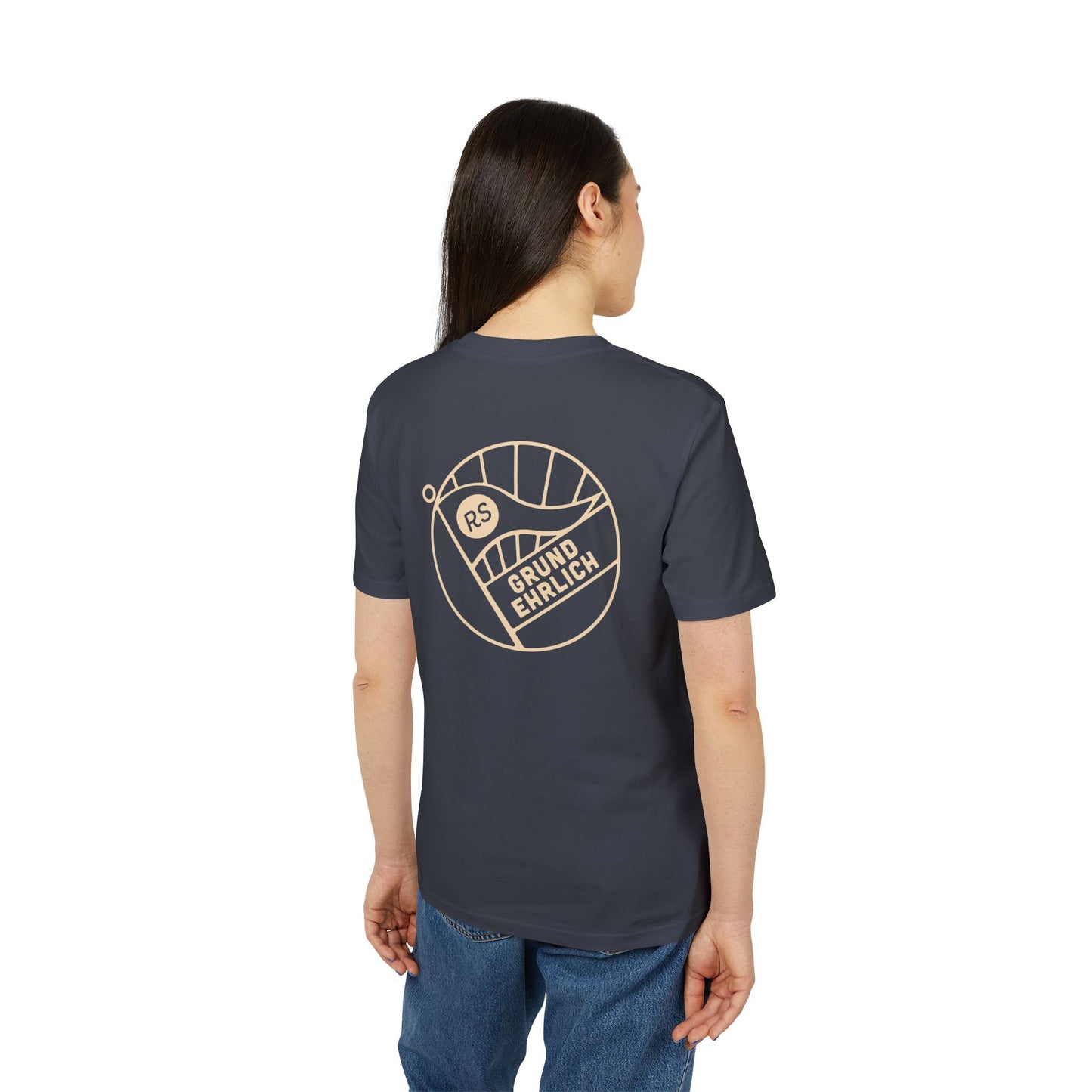 "Stop Searching - Start Driving" - Grundehrlich Logo T-Shirt