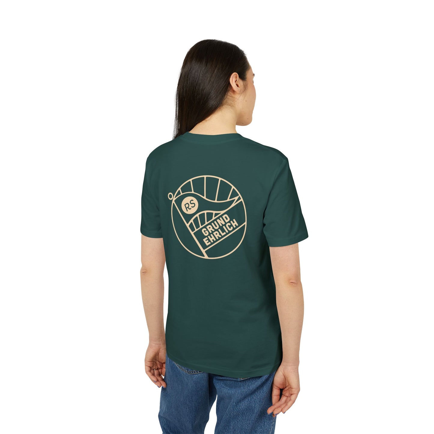 "Stop Searching - Start Driving" - Grundehrlich Logo T-Shirt