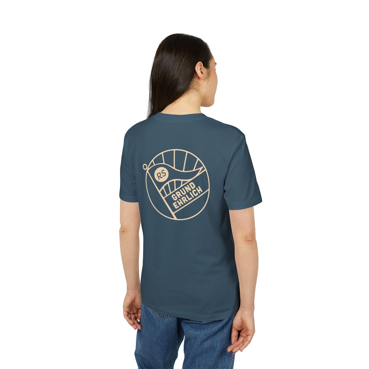"Stop Searching - Start Driving" - Grundehrlich Logo T-Shirt