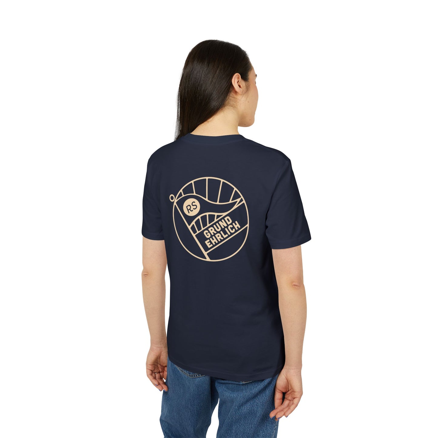 "Stop Searching - Start Driving" - Grundehrlich Logo T-Shirt