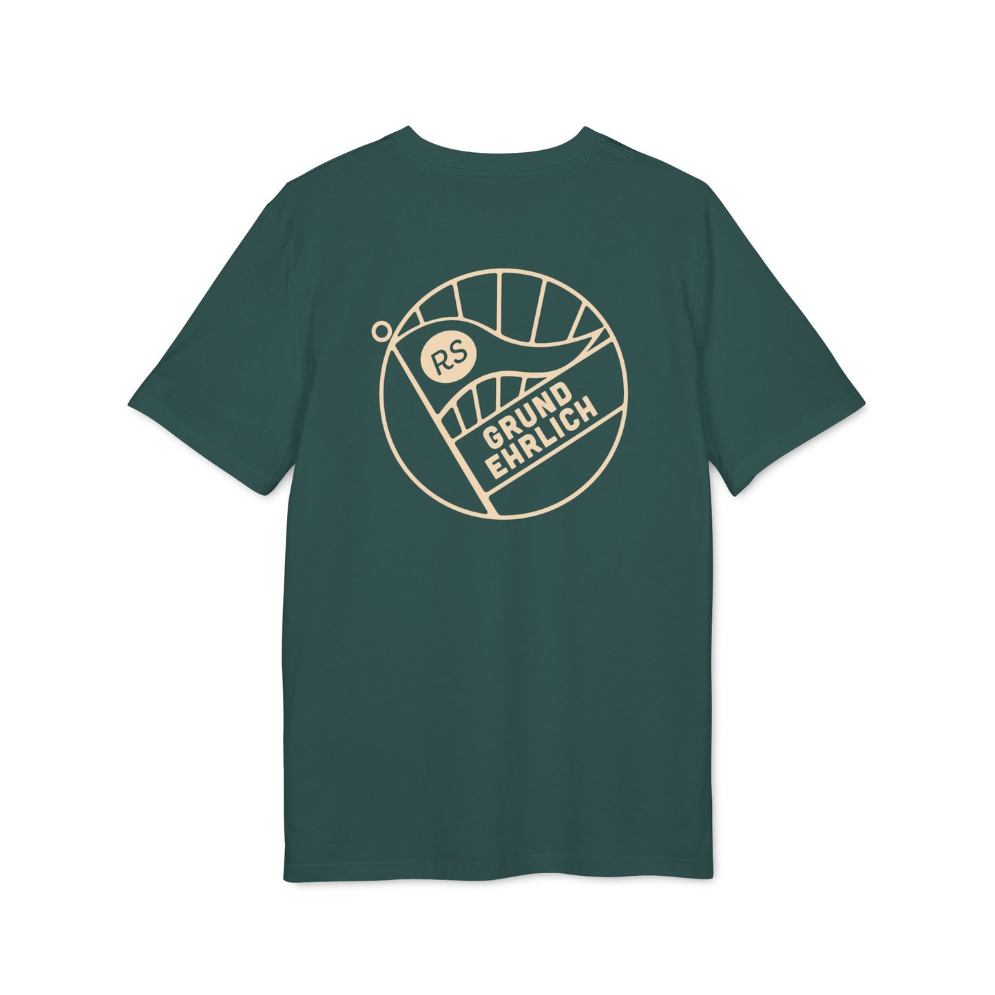 "Stop Searching - Start Driving" - Grundehrlich Logo T-Shirt