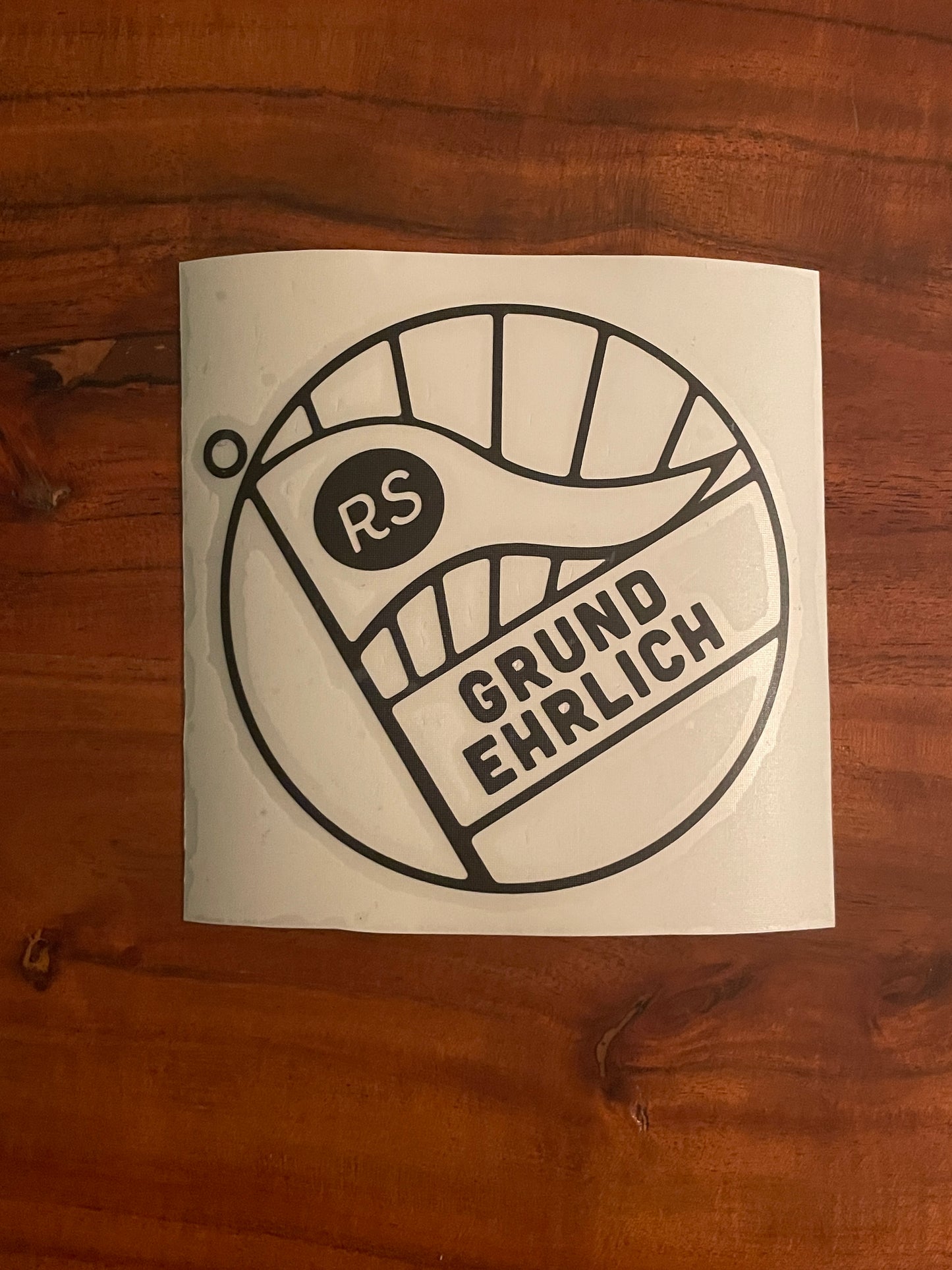 Grundehrlich Logo Sticker (Folienplott)