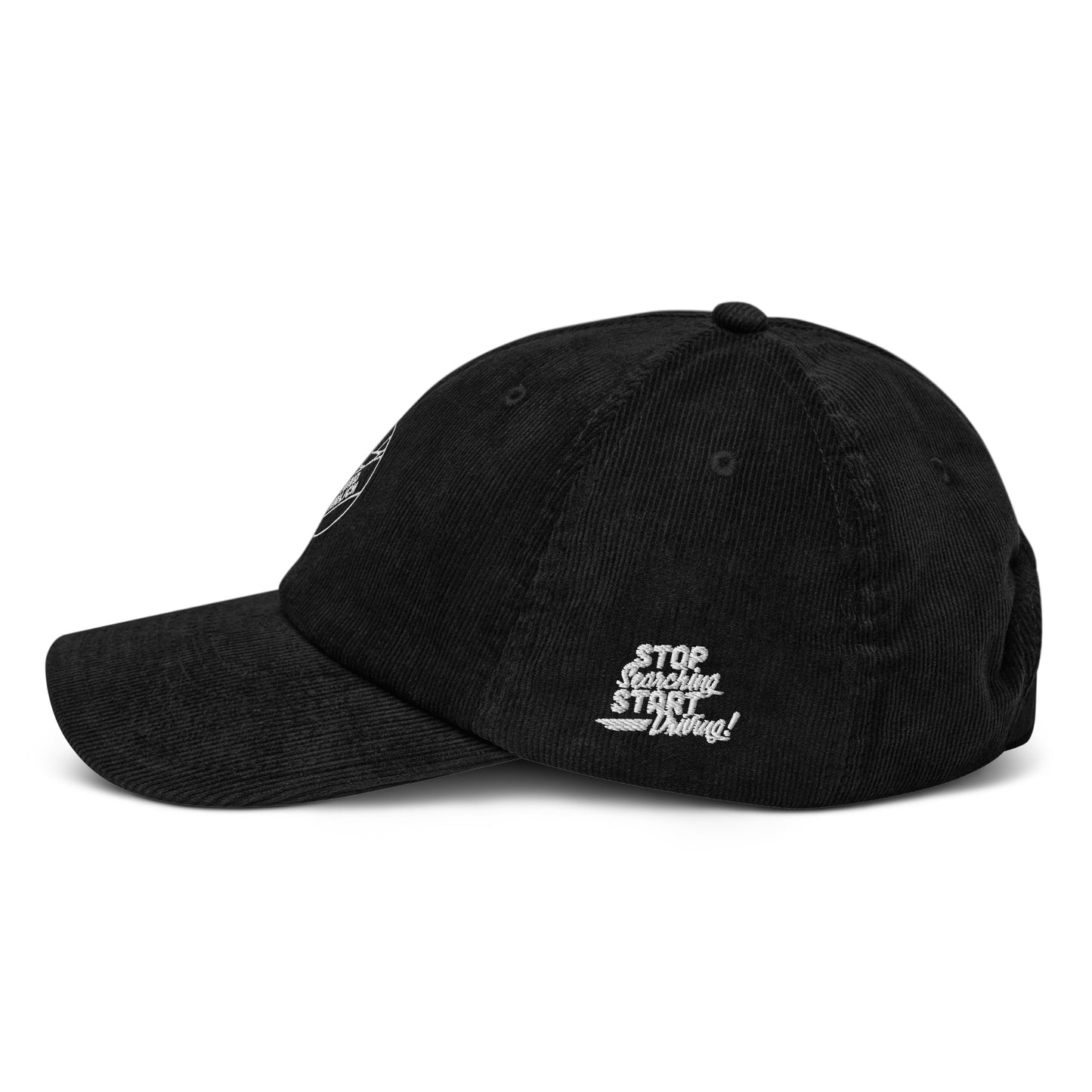 "Stop Searching - Start Driving" - Grundehrlich Cord Cap