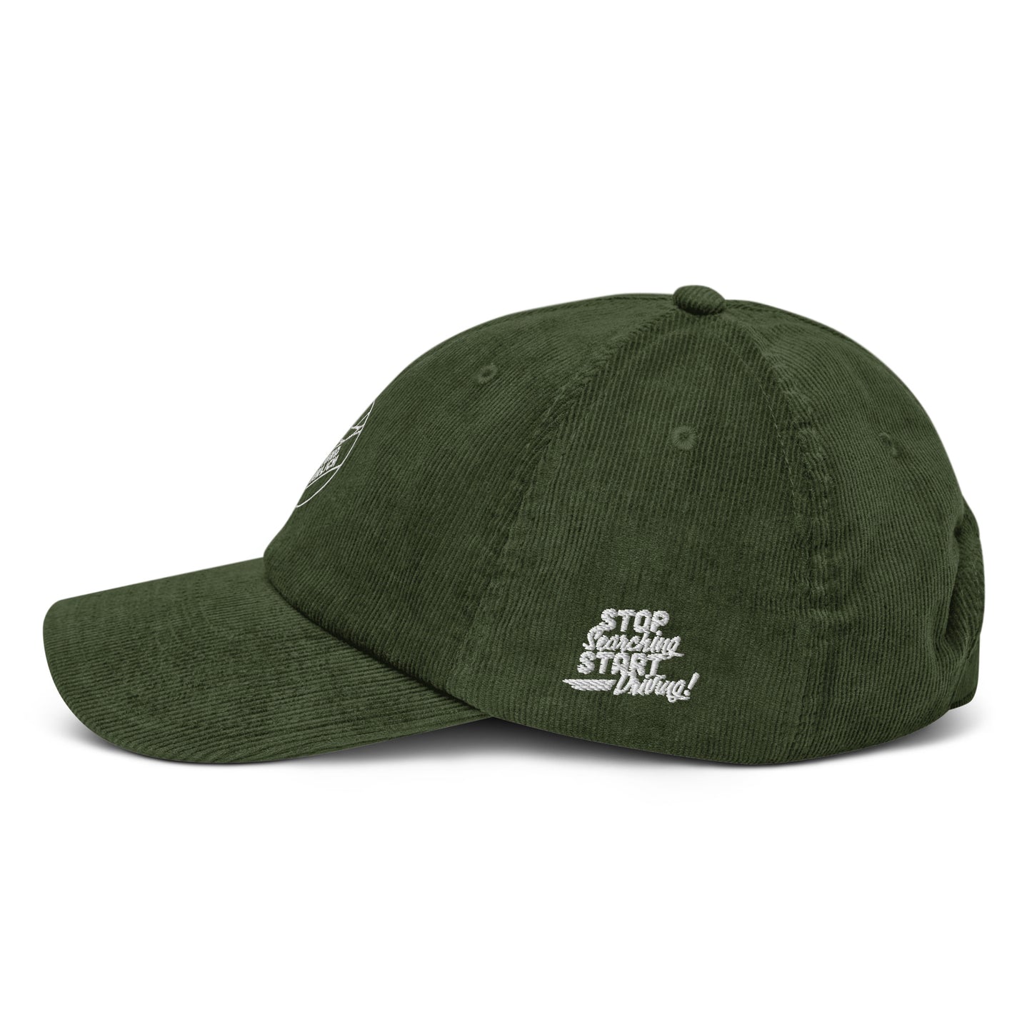 "Stop Searching - Start Driving" - Grundehrlich Cord Cap